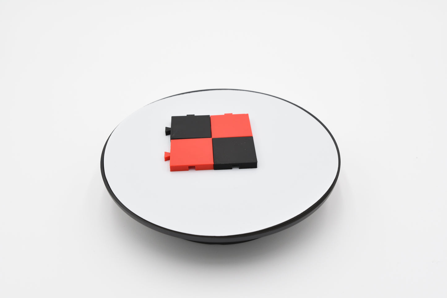 Dragon's Dominion Chess Board Tiles - Red and Black
