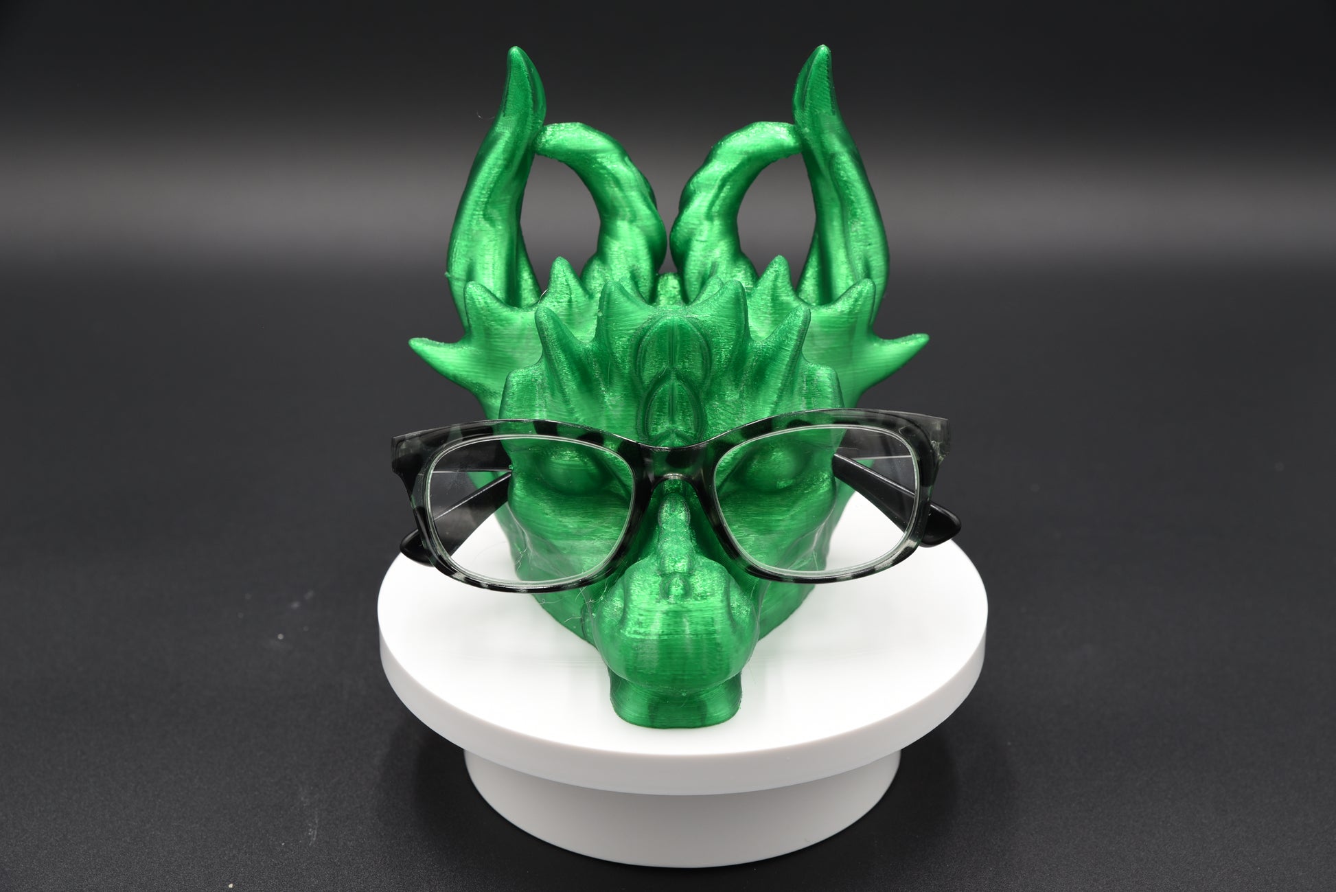 Translucent Green Mythic Dragon Spectacle Holder