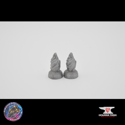 Dragon's Dominion Chess Pieces - Bishops - Silver